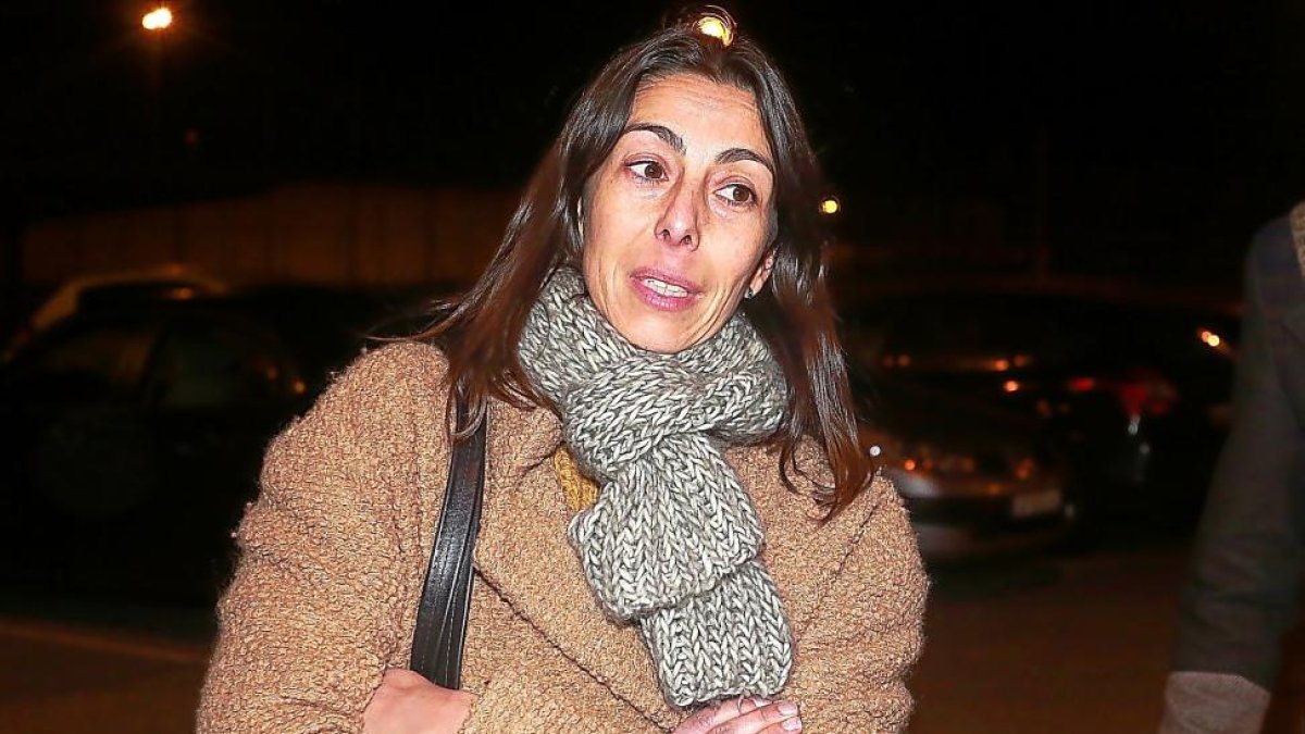 Raquel Gago, el pasado 20 de diciembre, a su llegada a la prisión de Mansilla de las Mulas.-ICAL