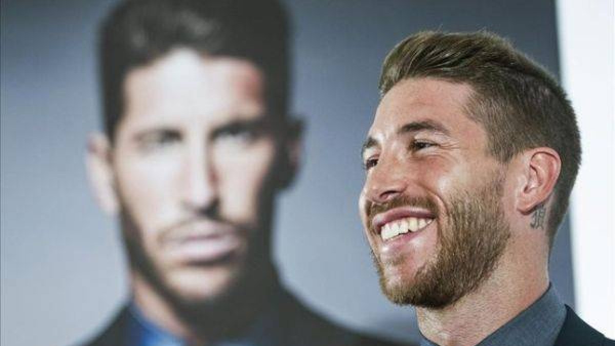 Sergio Ramos, en un acto promocional en Madrid.-Foto: EFE / EMILIO NARANJO