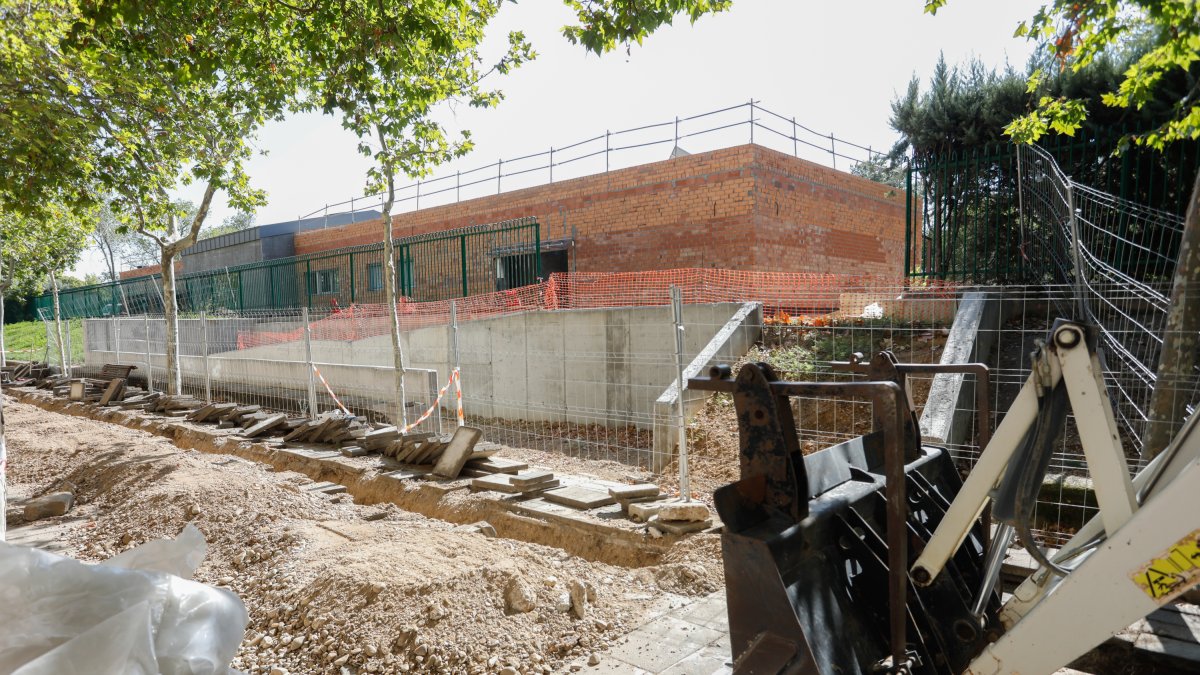 JUAN MIGUEL LOSTAU. 26/08//2022. VALLADOLID. COMUNIDAD DE CASTILLA Y LEÓN. OBRAS DE LA ESCUELA INFANTIL CASCABEL.