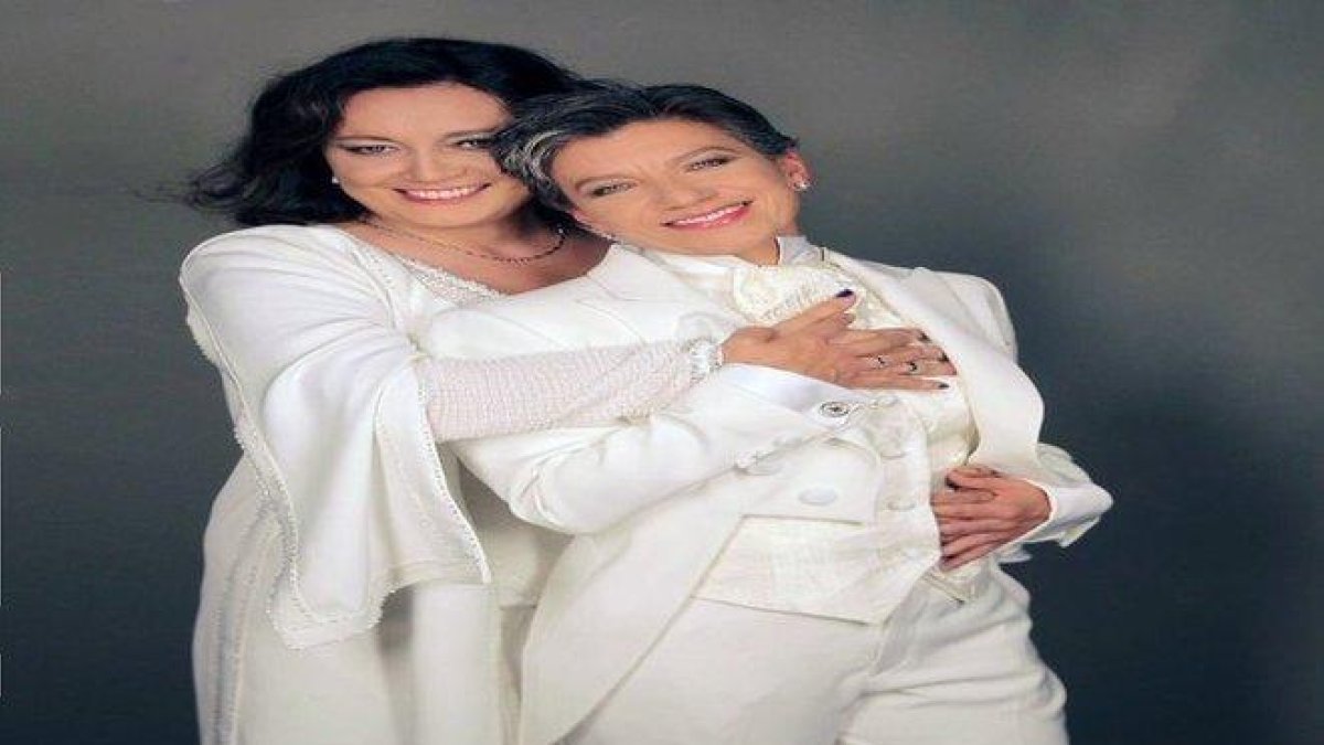 Boda de Claudia López, alcaldesa de Bogotá y Angélica Lozano.-TWITTER