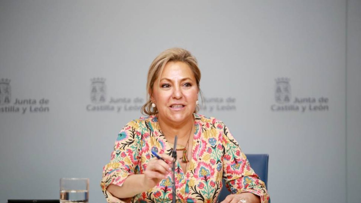La vicepresidenta y portavoz de la Junta, Rosa Valdeón.-ICAL