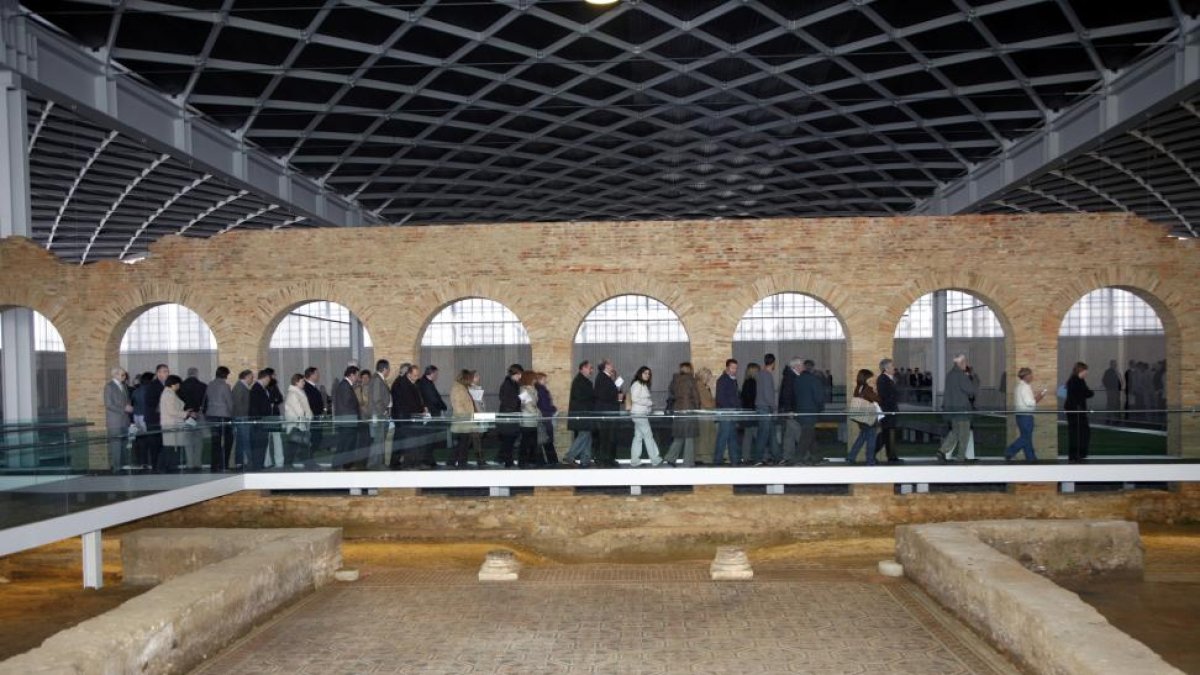 Villa romana de la Olmeda (Palencia), uno de los yacimientos más importantes del mundo romano hispánico.-