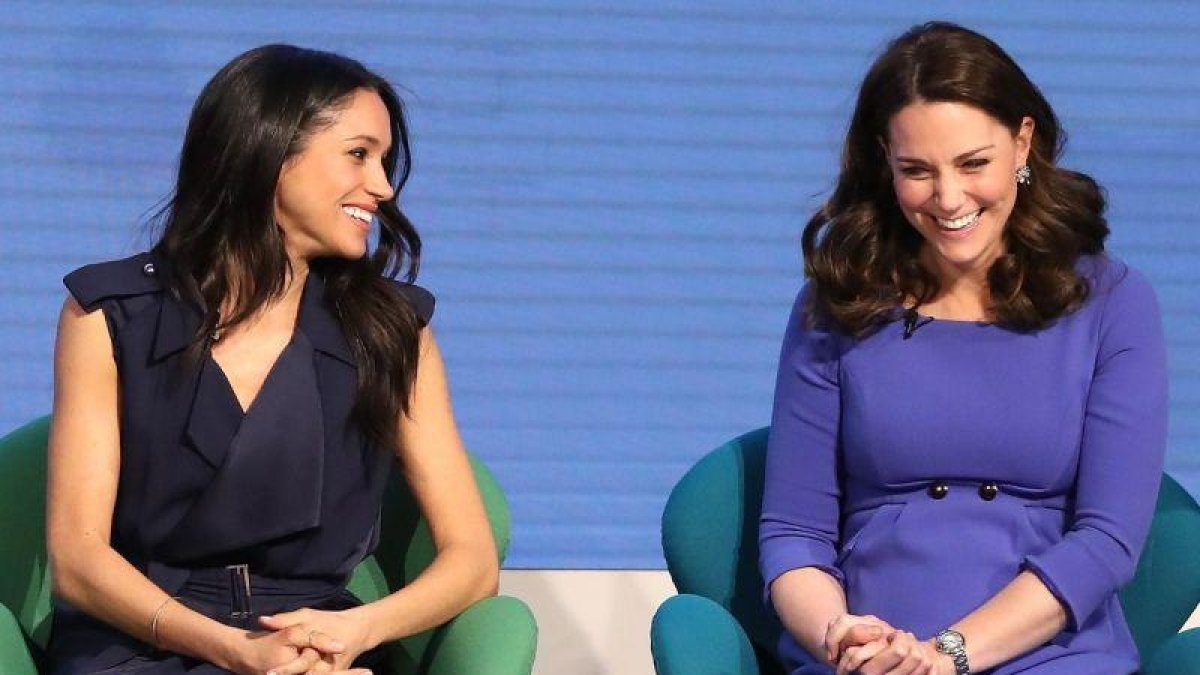 Meghan Markle y Kate Middleton, juntas en Londres durante un acto.-CHRIS JACKSON (AFP)