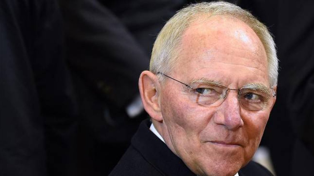 Wolfgang Schäuble, en la reunión del Eurogrupo del pasado día 20.-Foto: AFP / EMMANUEL DUNAND