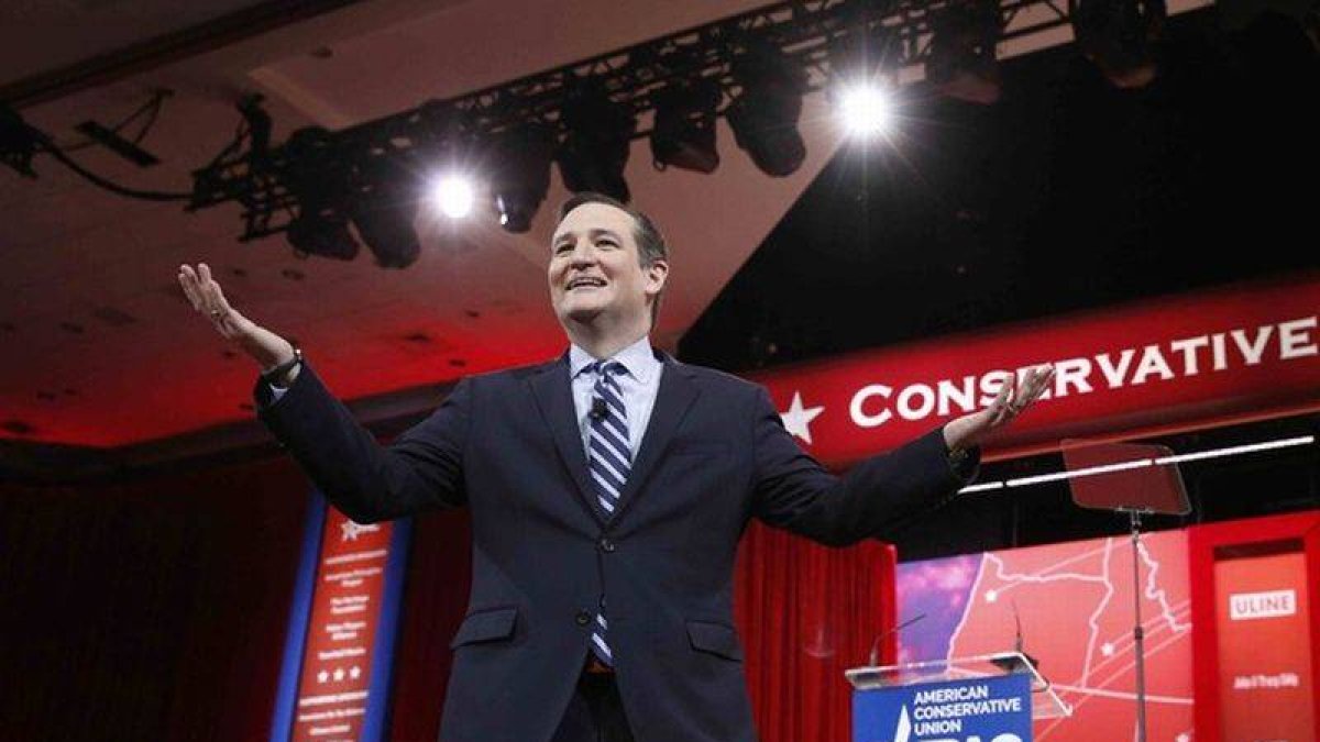 El senador Ted Cruz, durante un acto del partido republicano en Maryland, el pasado febrero.-Foto: REUTERS / KEVIN LAMARQUE