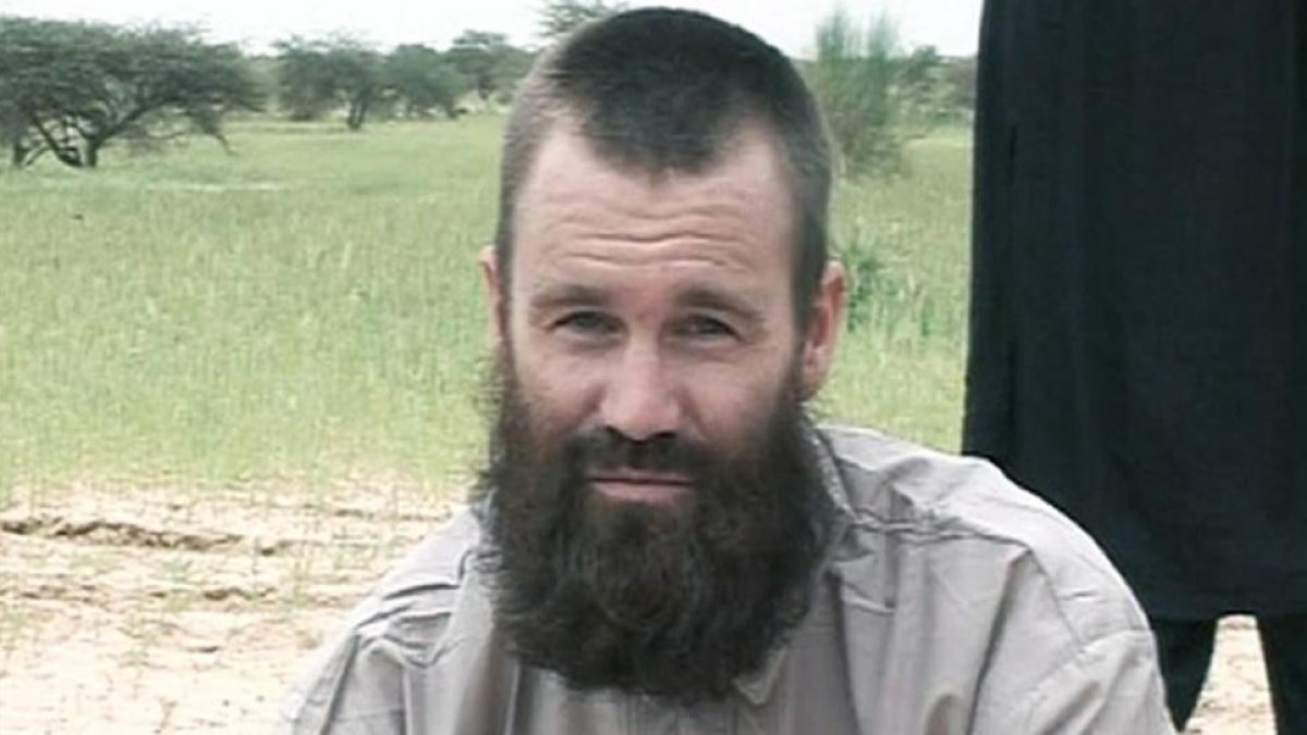 Johan Gustafsson, en una imagen de un vídeo de Al Jazira, difundido el 21 de agosto del 2012.-AFP