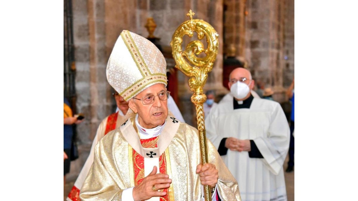 Ricardo Blázquez en su misa de despedida de la Archidócesis de Valladolid. E.M.