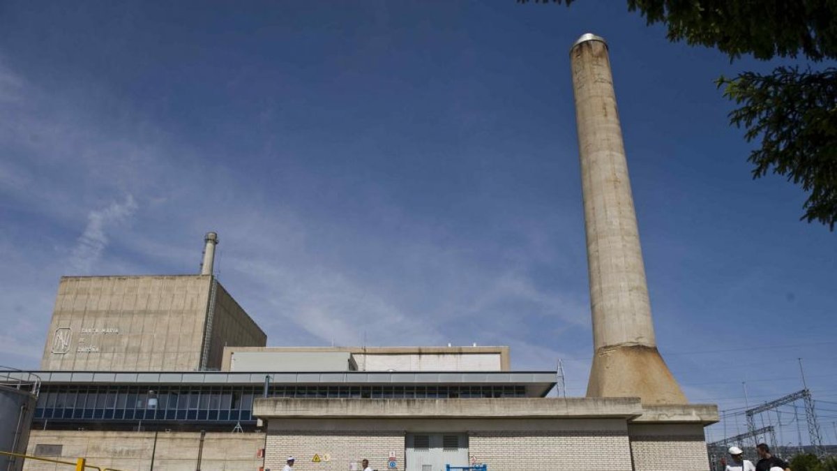 Central nuclear Santa María de Garoña, ubicada en el Valle de Tobalina (Burgos).-ICAL