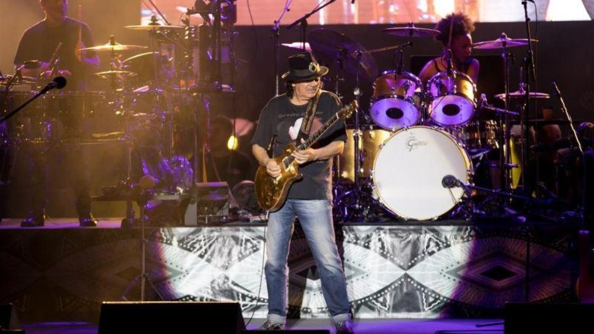 Santana, en su actuación en Peralada.-MIQUEL GONZÁLEZ