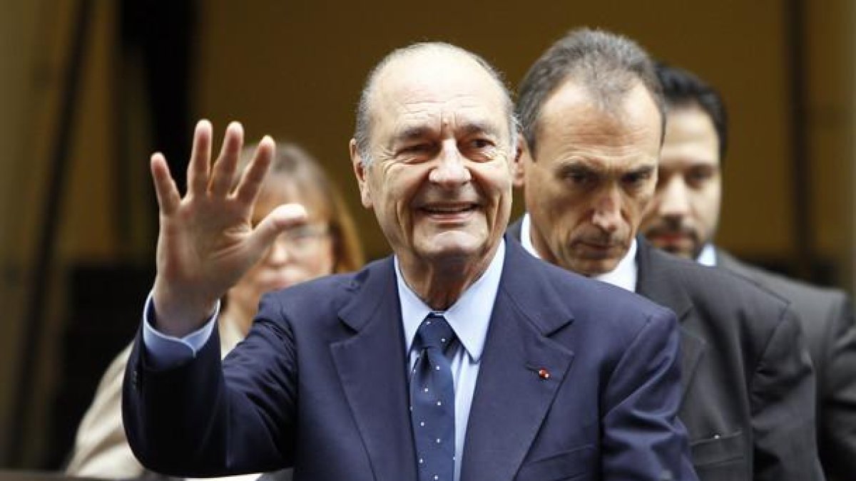 El expresidente francés, Jacques Chirac, en un acto de la Fundación Chirac en el 2011.-AP