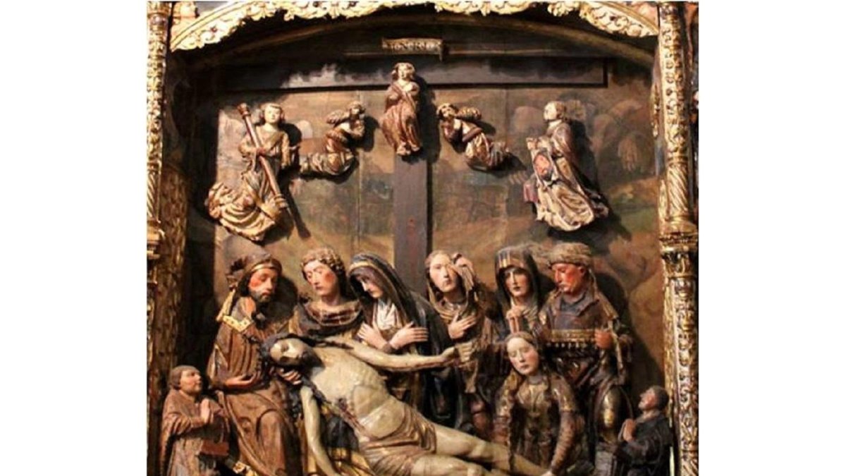 ‘Llanto sobre Cristo Muerto’ de San Pablo de la Moraleja.-F. LAS EDADES DEL HOMBRE