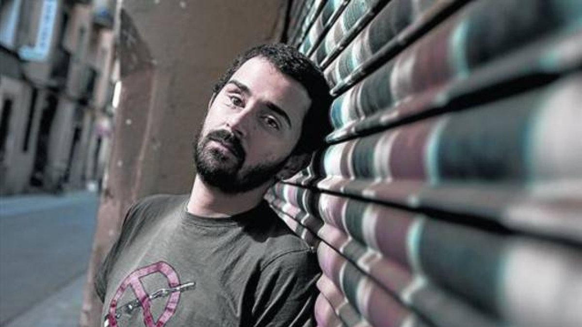 Nicola Tanno, víctima de un proyectil de los Mossos y portavoz de Stop bales de goma, en una imagen de archivo.-FERRAN NADEU