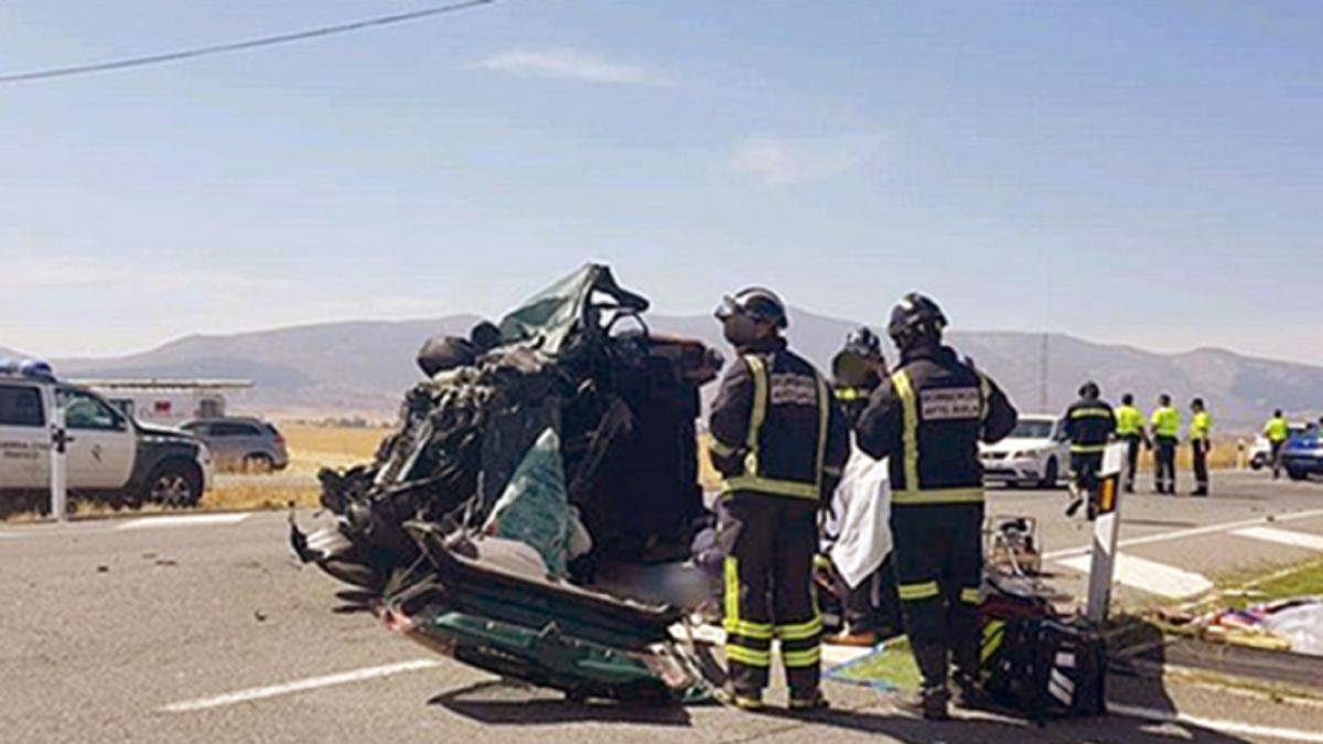 Accidente de tráfico en la N-110, a la altura de La Torre (Ávila) en el que un hombre ha fallecido y otro ha resultado herido.-112 CASTILLA Y LEÓN