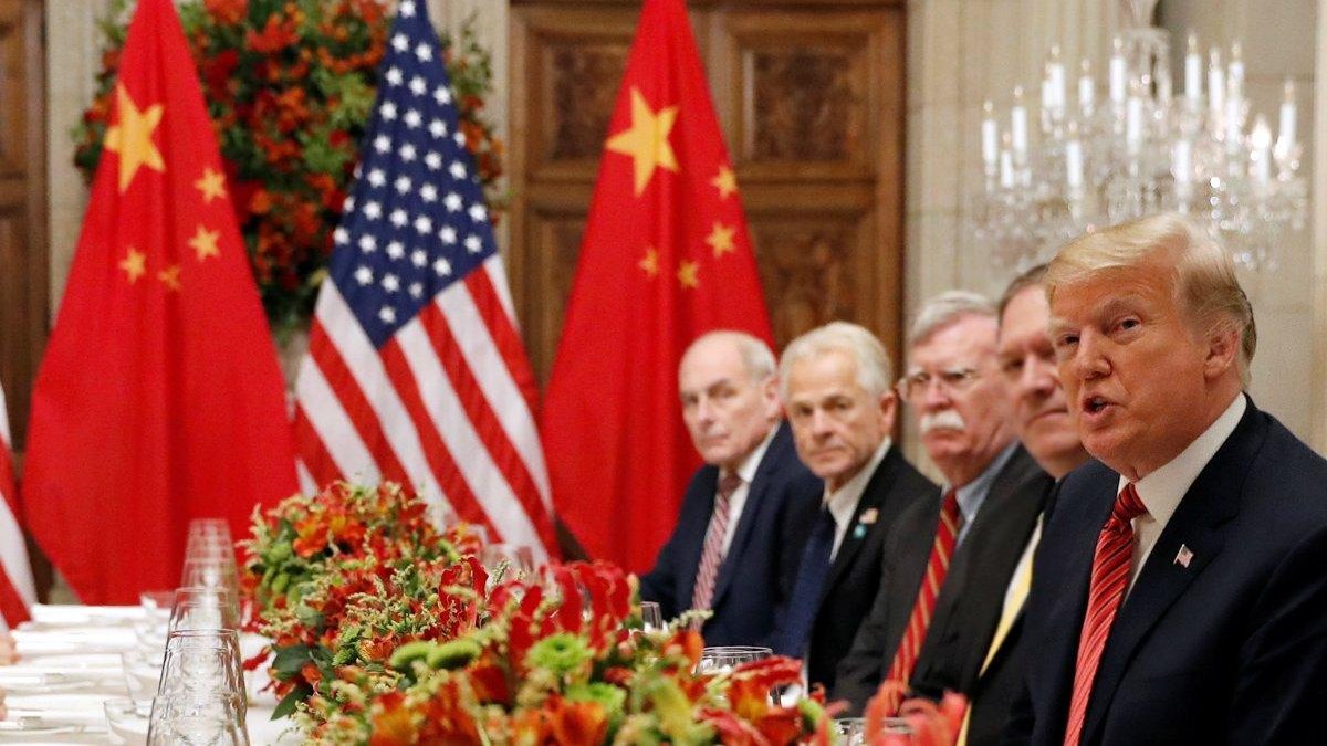 Trump, durante la reunión con los miembros del G-20 en China-KEVIN LAMARQUE (REUTERS)