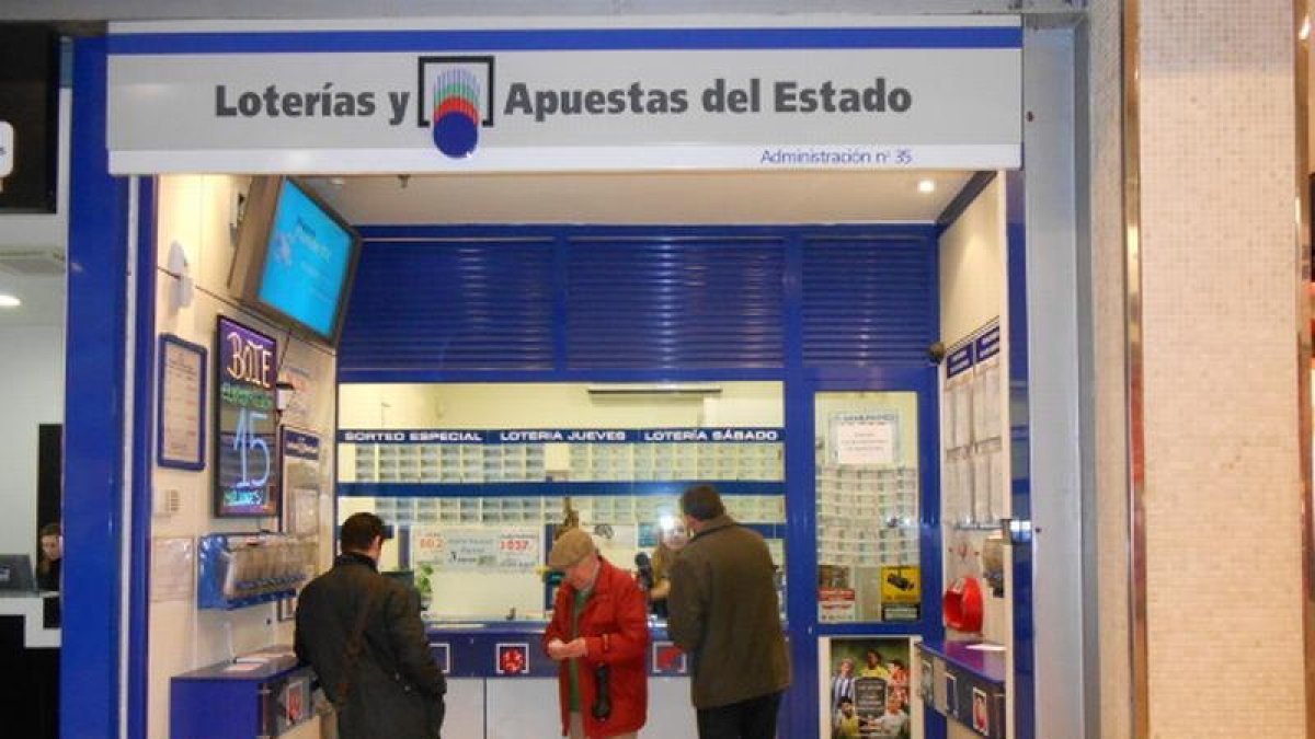 Una casa de loterias