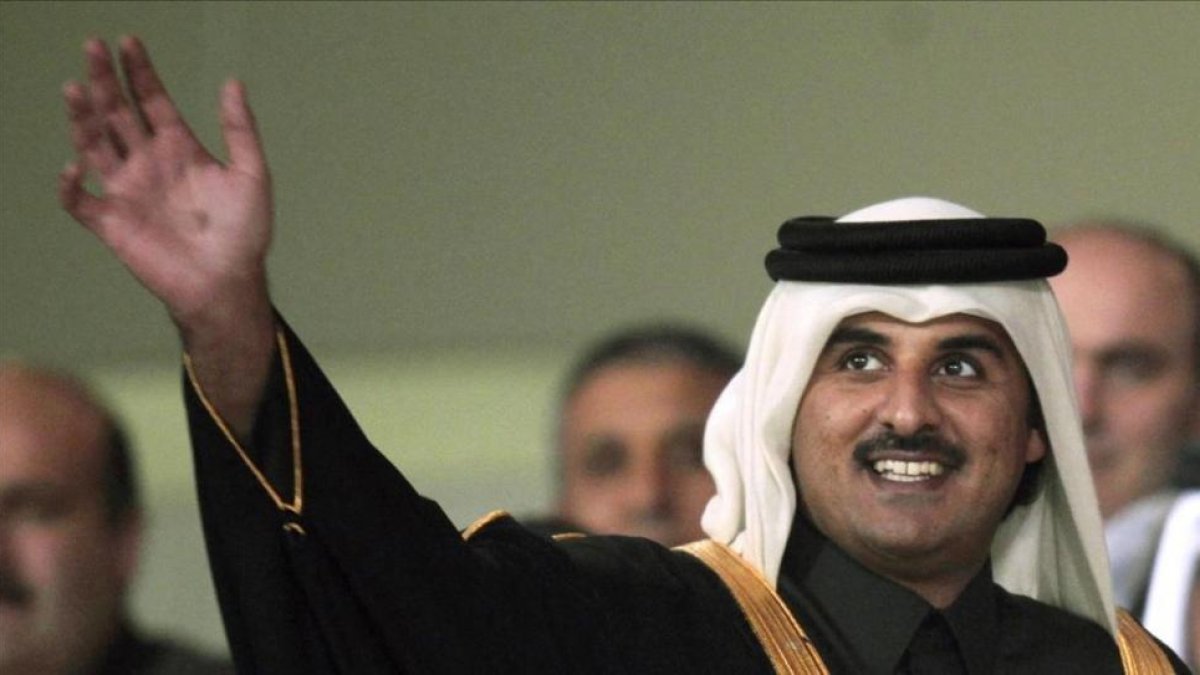 El emir Tamim bin Hamad al Zani pasará unos días de vacaciones en Mallorca con sus tres espsas y ocho de sus hijos.-FADI AL-ASSAAD