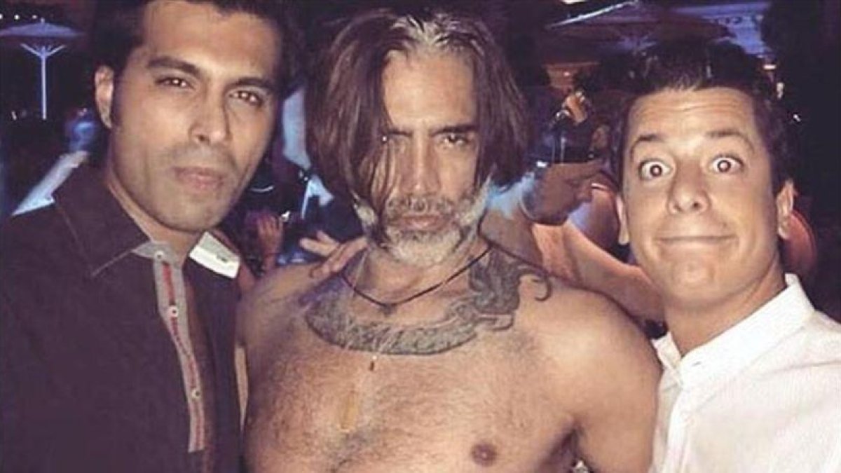 Alejandro Fernández, en una fiesta en un club gay de Las Vegas.-INSTAGRAM