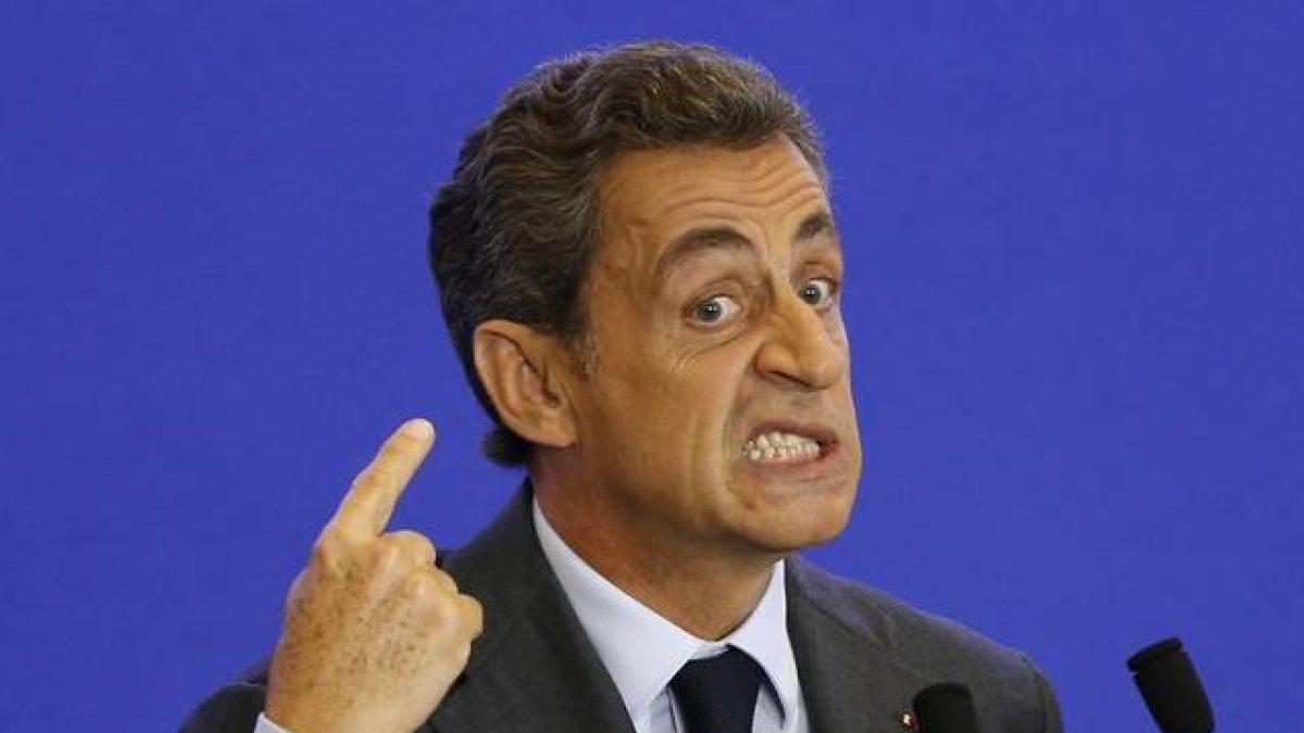 Nicolas Sarkozy, durante un mítin el 16 de septiembre.-REUTERS / CHARLES PLATIAU