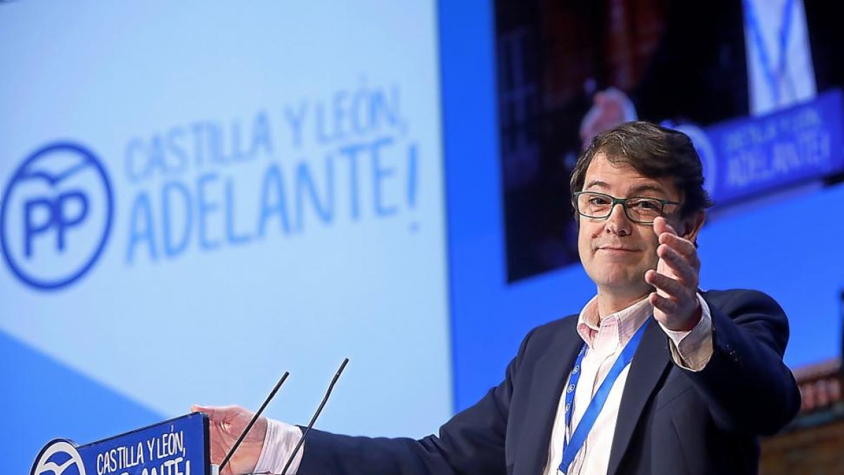 Imagen de archivo del presidente del Partido Popular de Castilla y León, Alfonso Fernández Mañueco.-J. M. LOSTAU