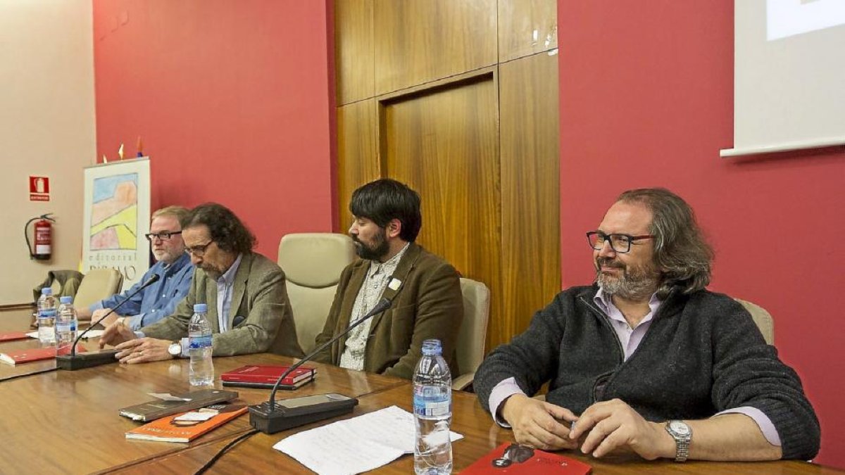 Mario Pérez Antolín, Luis Díaz Viana, Javier Campelo y Javier Dámaso.-M. Á. Santos