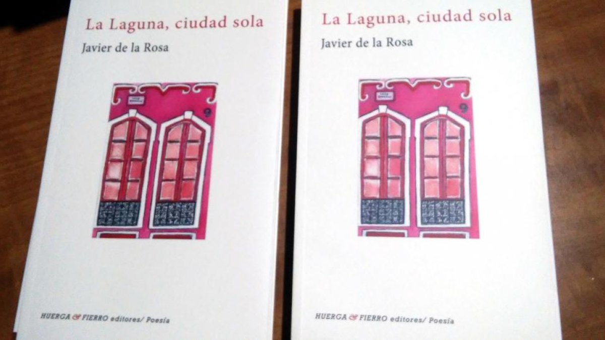 Ejemplares del poemario de Javier de la Rosa que se presentarán en la cátedra.-ICAL