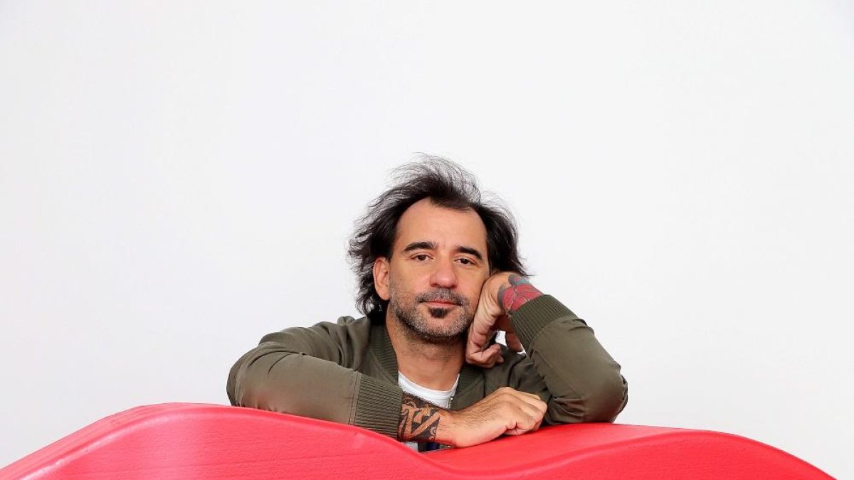 Pablo Trapero en la presentación de la película de la Sección Oficial ‘La Quietud’, en la cuarta jornada de la 63ª Semana Internacional de Cine de Valladolid.-ICAL