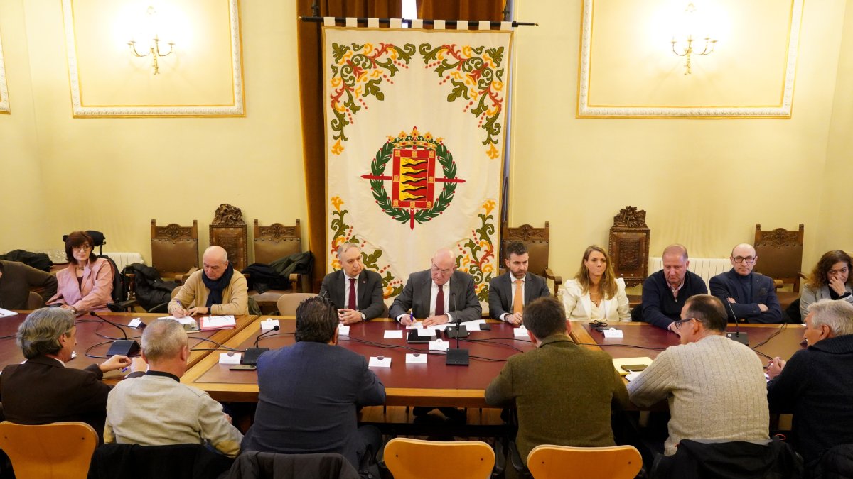 Mesa del Soterramiento celebrada el pasado 31 de enero. ICAL