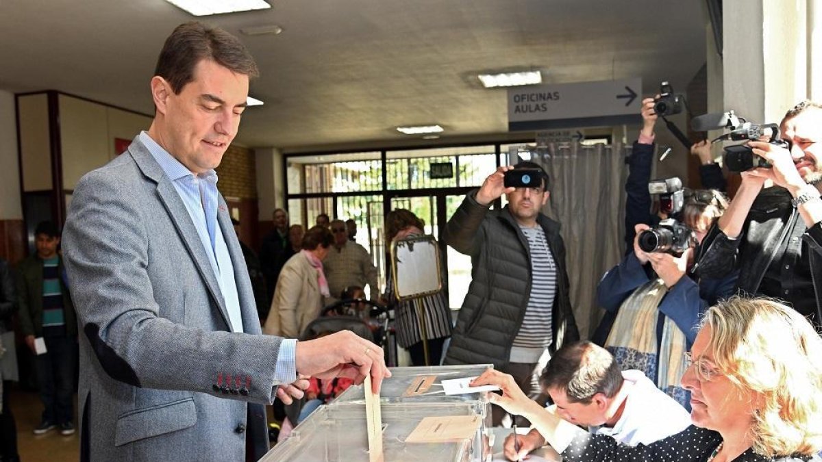 Ángel Ibáñez, presidente de las Cortes de Castilla y León.-ICAL