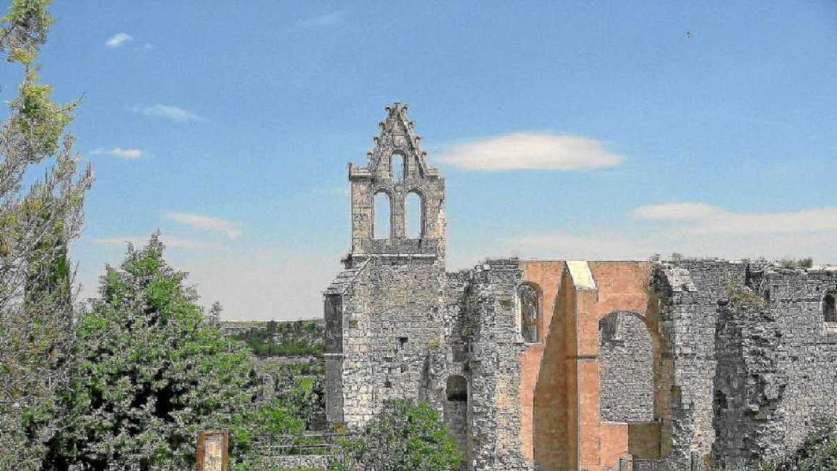 Ruinas del Monasterio de la Armedilla, en Cogeces del Monte.-D.V.