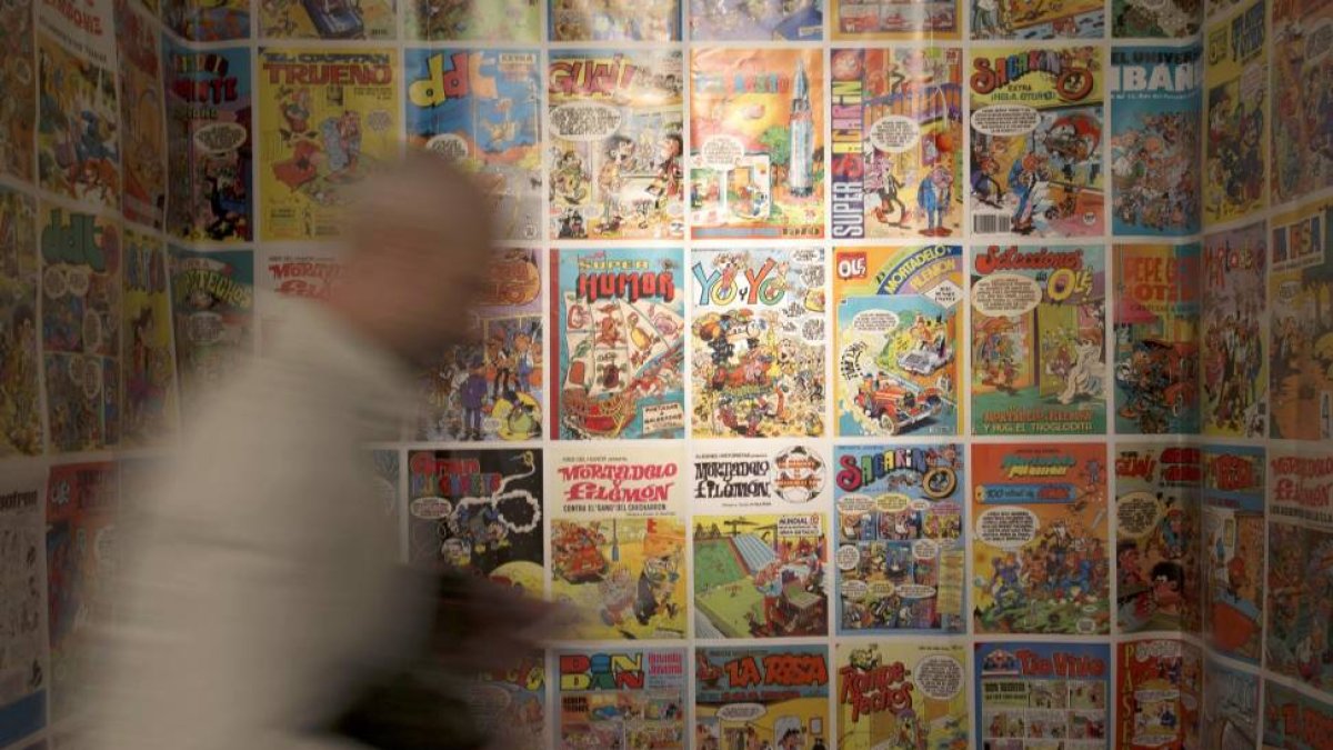 Exposición 'Francisco Ibáñez, el mago del humor' en la sala de las Francesas de Valladolid-Ical