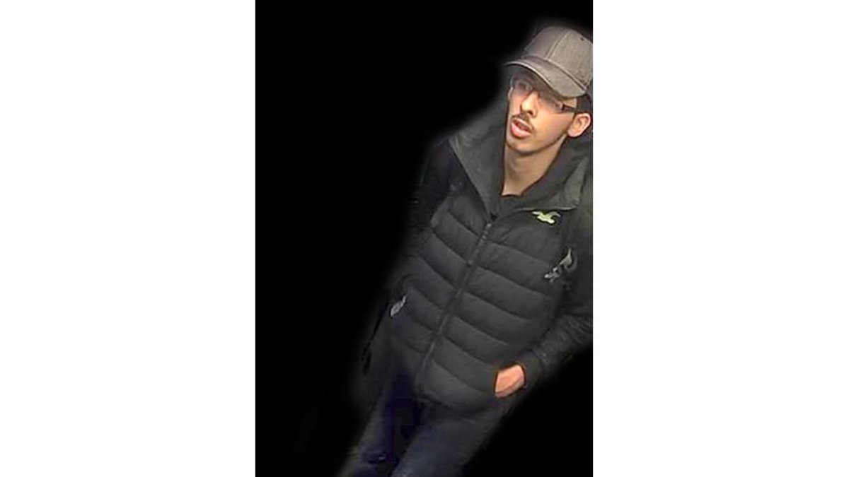 Salman Abedi, el día del atentado, el 27 de mayo, en Manchester.-AFP
