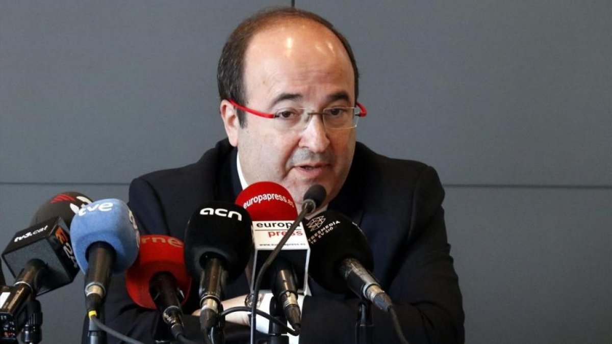 El primer secretario del PSC, Miquel Iceta.-ACN