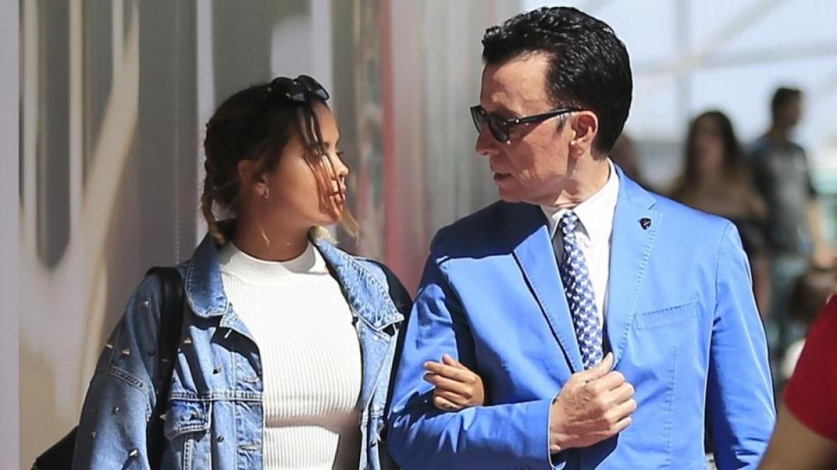 Gloria Camilia con su padre, el torero José Ortega Cano, en Madrid.-UAT / GTRES