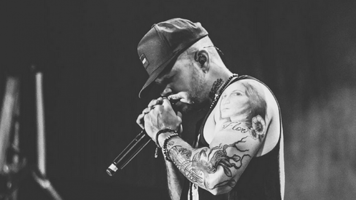 Residente en pleno concierto.-INSTAGRAM