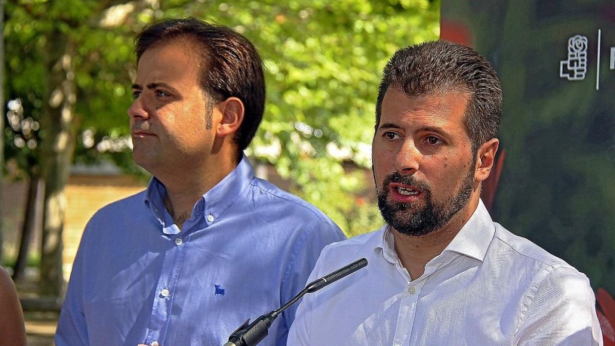 Tino Rodríguez y Luis Tudanca, en una imagen de archivo.-ICAL