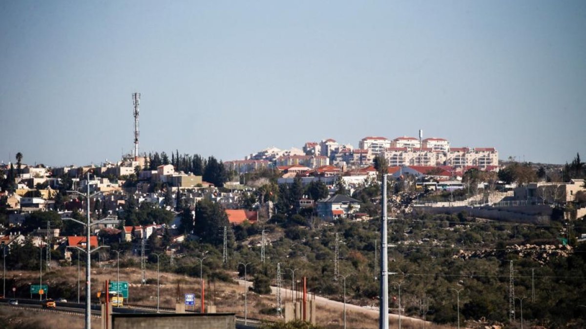 Colonías israelís cerca de la ciudad de Nablús, en Cisjordania.-JAAFAR ASHTIYEH / AFP