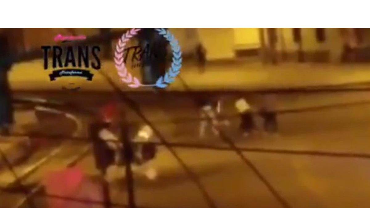 Captura del vídeo de la agresión a una mujer trasngénero en Ecuador-ASOCACIÓN SILUETA X