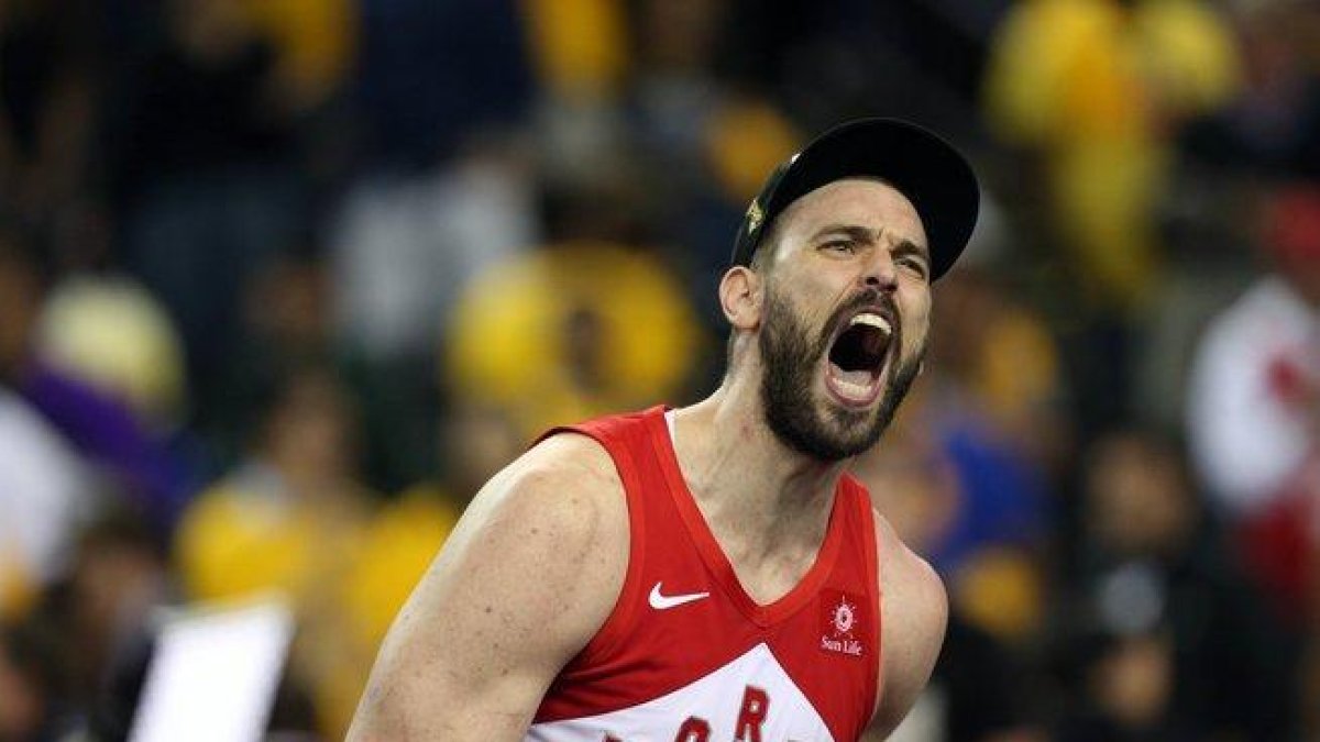 Marc Gasol celebra la victoria.-CARY EDMONDSON / USA TODAY SPORTS