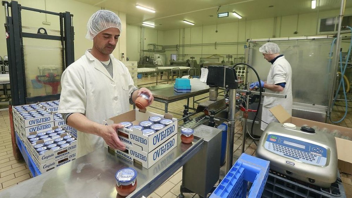 La produccción de la fábrica llega a Castilla y León y el País Vasco en menos de 24 horas.-RAÚL OCHOA