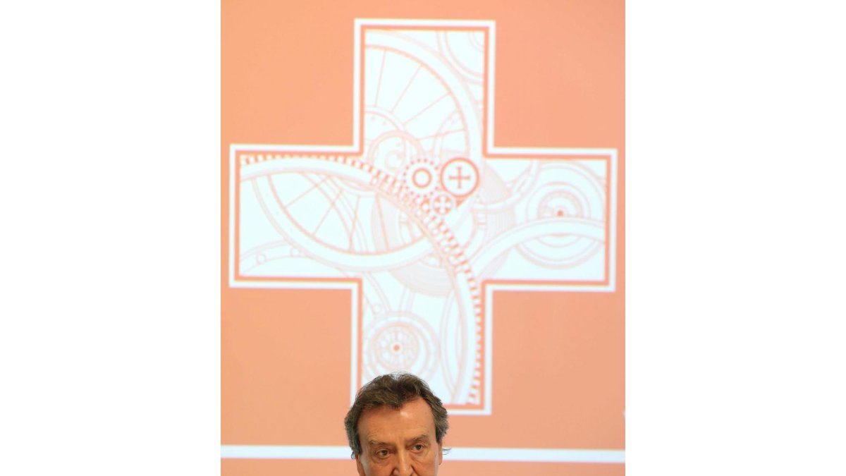 José Antonio de Santiago Juárez, hoy en una jornada de Cruz Roja-ICAL