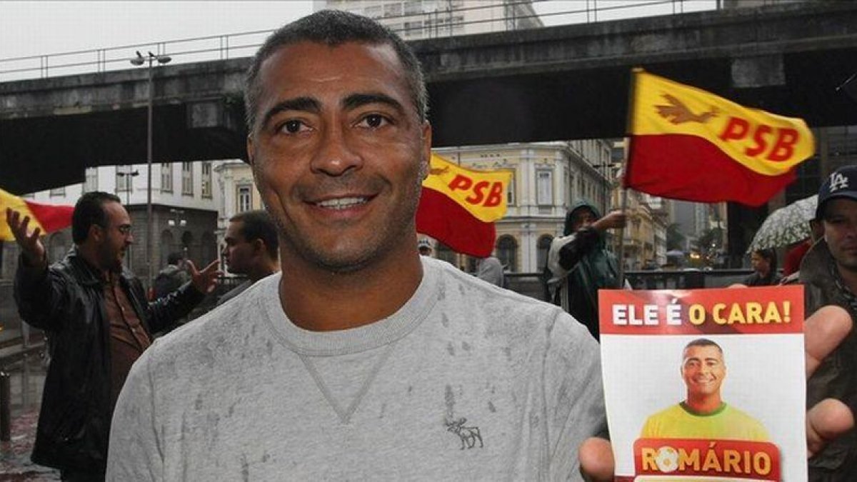 El exfutbolista Romario.-EL PERIÓDICO