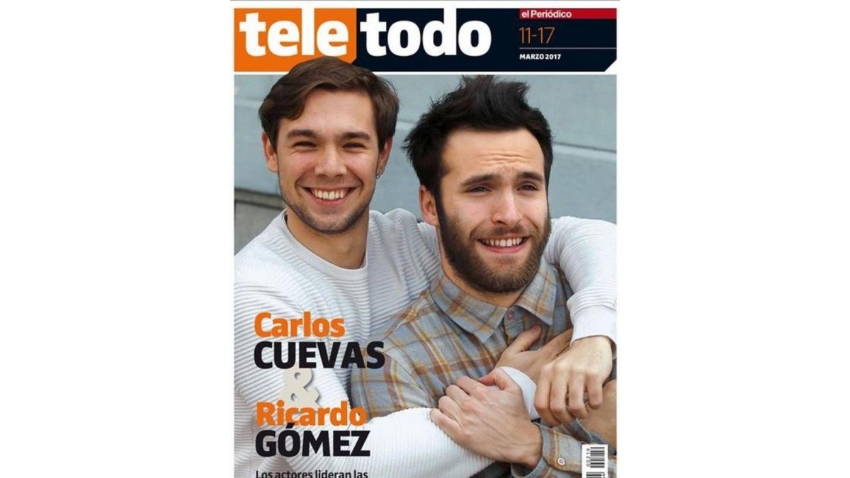 Portada de 'Teletodo' protagonizada por los actores Carlos Cuevas y Ricardo Gómez, de la serie 'Cuéntame cómo pasó' (TVE-1).-