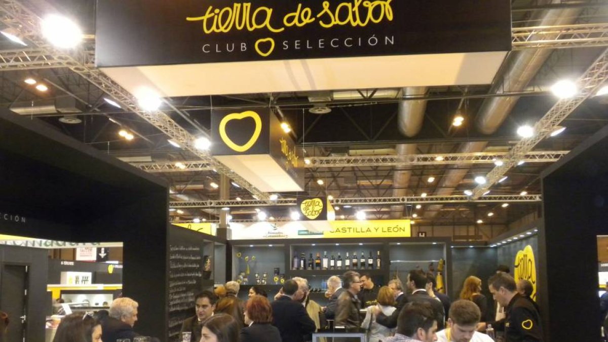 Stand de 'Tierra de Sabor' en el Salón del Gourmet en Madrid-Ical