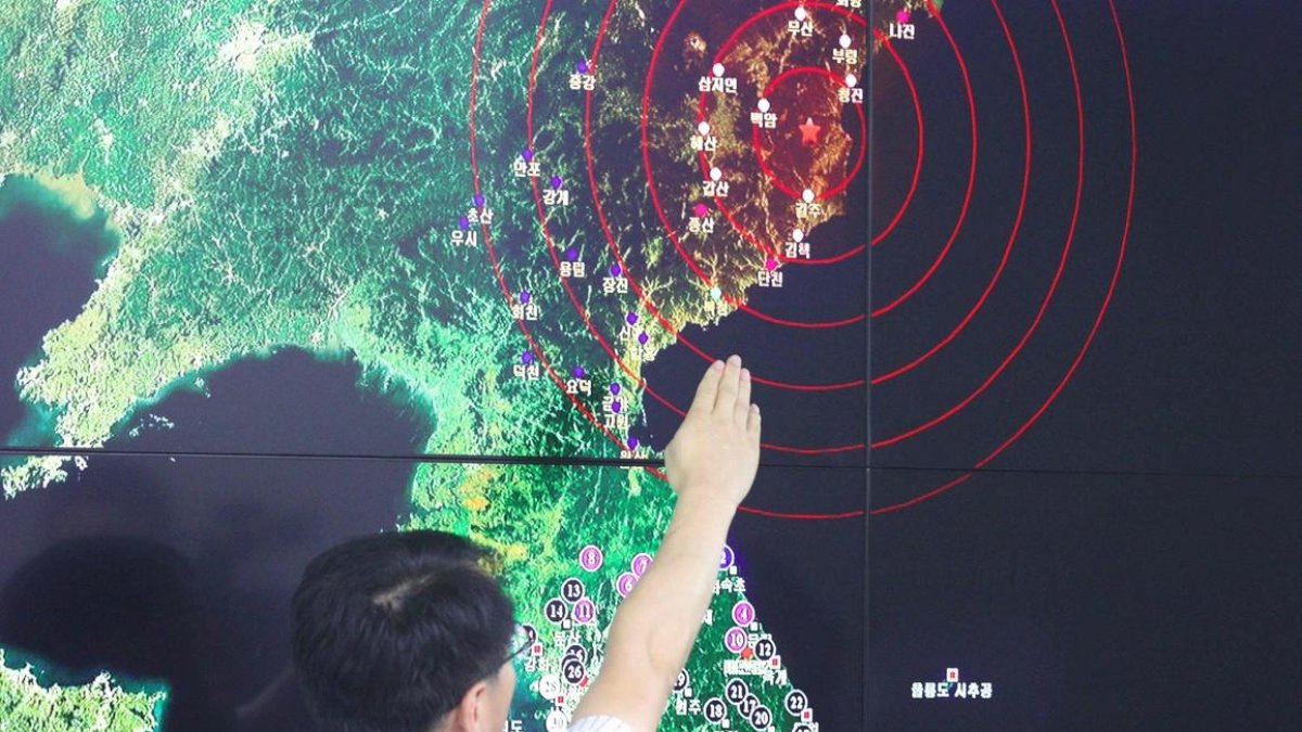 El sismo se ha producido a una profundidad de 31,6 kilómetros. /-AFP / YONHAP