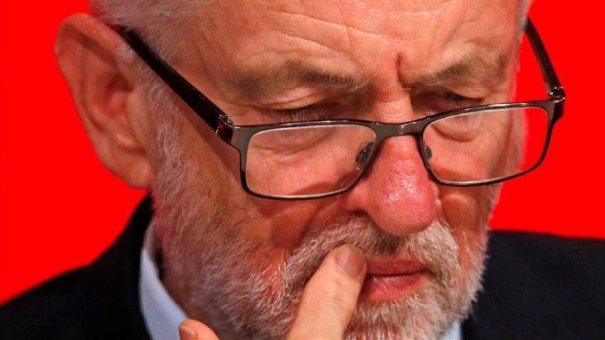 Jeremy Corbyn, en la conferencia anual del Partido Laborista, el 25 de septiembre del 2018 en Liverpool.-REUTERS / PHIL NOBLE