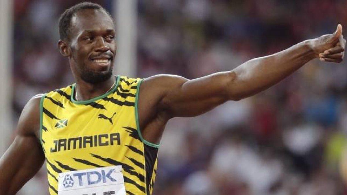 Usain Bolt, antes de la semifinal de los 200 metros.-Foto: EFE / LAVANDEIRA JR.