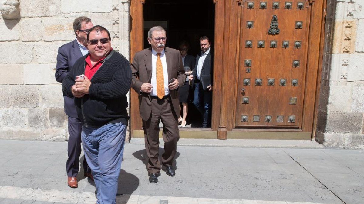 José Francisco Bahamonde, ayer, en la primera jornada  del juicio de la trama solar de Zamora-ICAL