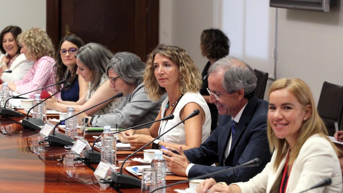 La consejera de Familia e Igualdad de Oportunidades, Alicia García, asiste a la Conferencia Sectorial de Igualdad.-JUAN LÁZARO / ICAL