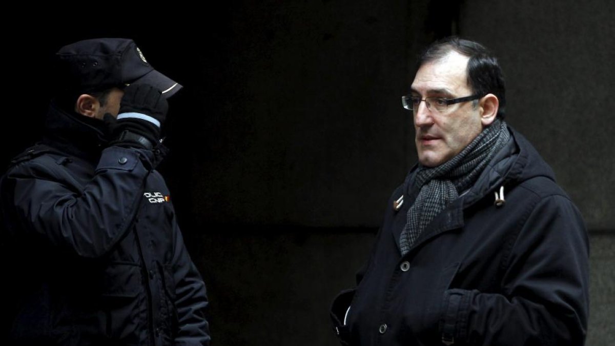 El juez Eloy Velasco a la salida de la Audiencia Nacional.-JAVIER BARRANCHO