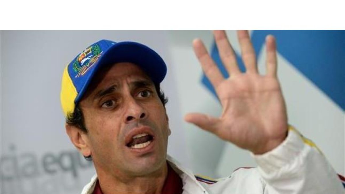 Henrique Capriles, el 3 de diciembre.-AFP / FEDERICO PARRA